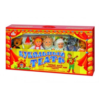 Кукольный театр из 7-ми персонажей. Набор №1. Весна Кукольный театр из 7-ми персонажей. Набор №1. Весна