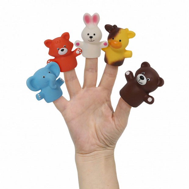 Пальчиковый театр. Герои любимых стихов. Набор из 5 игрушек. Весна (1+) Пальчиковый театр. Герои любимых стихов. Набор из 5 игрушек. Весна (1+)