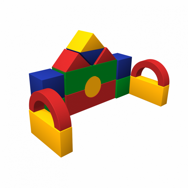 Мягкий конструктор «Теремок» Мягкий конструктор «Теремок»