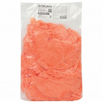 Бахилы КОМПЛЕКТ 100 штук (50 пар), ДЕТСКИЕ, размер 30х12 см, 2 г, ПНД, оранжевые, LAIMA, 104983 Бахилы КОМПЛЕКТ 100 штук (50 пар), ДЕТСКИЕ, размер 30х12 см, 2 г, ПНД, оранжевые, LAIMA, 104983