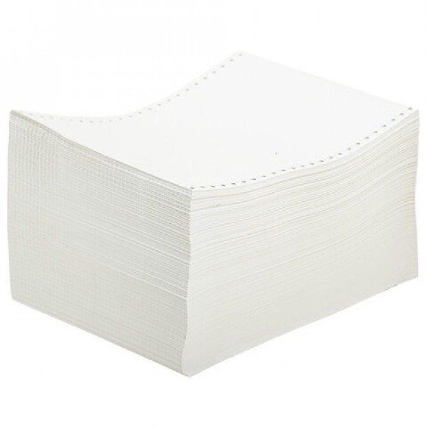 Бумага с неотрывной перфорацией, 210х305 мм (12