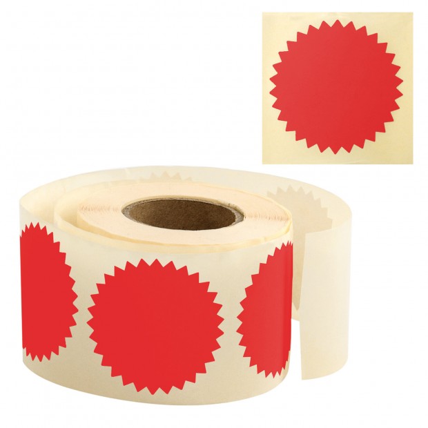 Этикетка самоклеящаяся для опечатывания документов ЗВЕЗДОЧКА красная, 52 мм, 500 шт, BRAUBERG 111742 Этикетка самоклеящаяся для опечатывания документов ЗВЕЗДОЧКА красная, 52 мм, 500 шт, BRAUBERG 111742