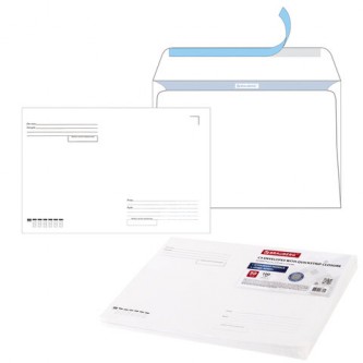 Конверты С4 (229х324 мм), отрывная лента, Куда-Кому, внутренняя запечатка, 100 г/м2, КОМПЛЕКТ 50 шт., BRAUBERG, 112183 Конверты С4 (229х324 мм), отрывная лента, Куда-Кому, внутренняя запечатка, 100 г/м2, КОМПЛЕКТ 50 шт., BRAUBERG, 112183