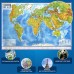 Карта мира физическая 101х66 см, 1:29М, с ламинацией, интерактивная, европодвес, BRAUBERG, 112377 Карта мира физическая 101х66 см, 1:29М, с ламинацией, интерактивная, европодвес, BRAUBERG, 112377
