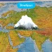 Карта мира физическая 157х107 см, 1:21,5М, с ламинацией, интерактивная, в тубусе, BRAUBERG, 112388 Карта мира физическая 157х107 см, 1:21,5М, с ламинацией, интерактивная, в тубусе, BRAUBERG, 112388