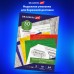 Бумага копировальная (копирка) 5 цветов х 10 листов (синяя белая красная желтая зеленая), BRAUBERG ART, 112405