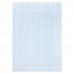 Бумага масштабно-координатная (миллиметровая), папка, А4, голубая, 20 листов, ПЛОТНАЯ 80 г/м2, STAFF, 113485