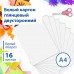 Картон белый А4 МЕЛОВАННЫЙ (белый оборот), 16 листов, в папке, BRAUBERG, 200х290 мм, 113561 Картон белый А4 МЕЛОВАННЫЙ (белый оборот), 16 листов, в папке, BRAUBERG, 200х290 мм, 113561