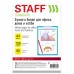 Бумага белая А4, 80 г/м2, 100 л., STAFF 