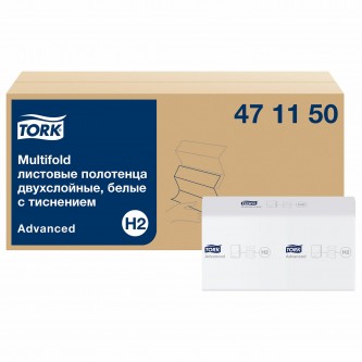 Полотенца бумажные 190 шт. TORK (H2) Advanced, КОМПЛЕКТ 21 пачка, 2-слойные, белые, 22,5х21,3 см, Z-сложение, 471150 Полотенца бумажные 190 шт. TORK (H2) Advanced, КОМПЛЕКТ 21 пачка, 2-слойные, белые, 22,5х21,3 см, Z-сложение, 471150