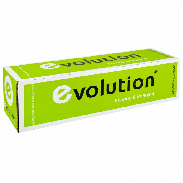 Бумага широкоформатная 620 мм х 175 м х втулка 76 мм, 75 г/м2, CIE 166-172%, EVOLUTION EXTRA, 2104121 Бумага широкоформатная 620 мм х 175 м х втулка 76 мм, 75 г/м2, CIE 166-172%, EVOLUTION EXTRA, 2104121