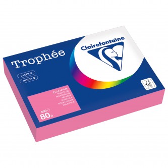 Бумага цветная CLAIREFONTAINE, А4, 80 г/м2, 500 л., пастель, розовый, Франция, 1997PC Бумага цветная CLAIREFONTAINE, А4, 80 г/м2, 500 л., пастель, розовый, Франция, 1997PC