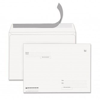 Конверты С4 (229х324мм), отрывная лента, Конверты С4 (229х324мм), отрывная лента,