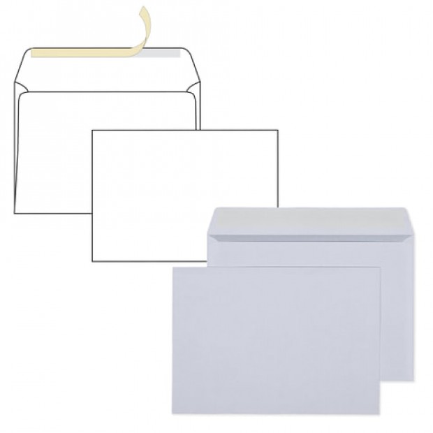 Конверты С5 (162х229 мм), отрывная лента, 80 г/м2, КОМПЛЕКТ 1000 шт., внутренняя запечатка, С5.01С Конверты С5 (162х229 мм), отрывная лента, 80 г/м2, КОМПЛЕКТ 1000 шт., внутренняя запечатка, С5.01С