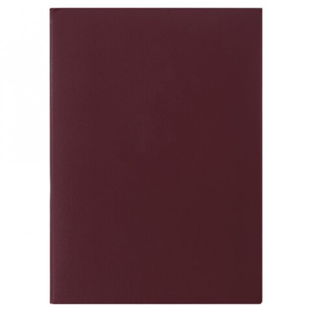 Папка адресная бумвинил без надписи, формат А4, бордовая, индивидуальная упаковка, STAFF Папка адресная бумвинил без надписи, формат А4, бордовая, индивидуальная упаковка, STAFF