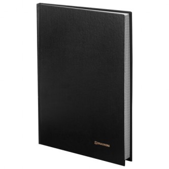 Книга учета 96 л., клетка, твердая, бумвинил, блок офсет, А4 (200х290 мм), BRAUBERG, черная, 130223 Книга учета 96 л., клетка, твердая, бумвинил, блок офсет, А4 (200х290 мм), BRAUBERG, черная, 130223