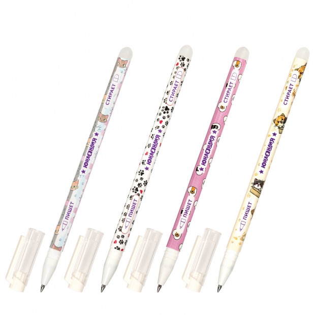 Ручка стираемая гелевая ЮНЛАНДИЯ 