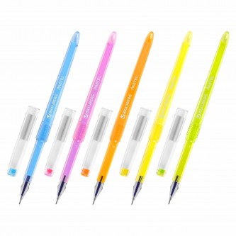 Ручка гелевая BRAUBERG DIAMOND PASTEL, СИНЯЯ, корпус ассорти, игольчатый узел 0,5 мм, линия письма 0,25 мм, 144133 Ручка гелевая BRAUBERG DIAMOND PASTEL, СИНЯЯ, корпус ассорти, игольчатый узел 0,5 мм, линия письма 0,25 мм, 144133