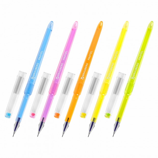 Ручка гелевая BRAUBERG DIAMOND PASTEL, СИНЯЯ, корпус ассорти, игольчатый узел 0,5 мм, линия письма 0,25 мм, 144133 Ручка гелевая BRAUBERG DIAMOND PASTEL, СИНЯЯ, корпус ассорти, игольчатый узел 0,5 мм, линия письма 0,25 мм, 144133