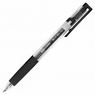 Ручка гелевая автоматическая с грипом BRAUBERG Ручка гелевая автоматическая с грипом BRAUBERG