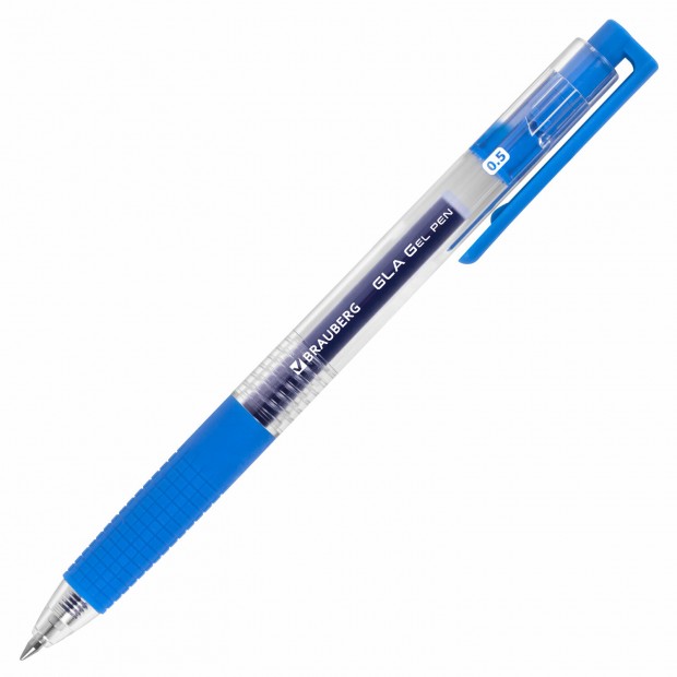 Ручка гелевая автоматическая с грипом BRAUBERG Ручка гелевая автоматическая с грипом BRAUBERG