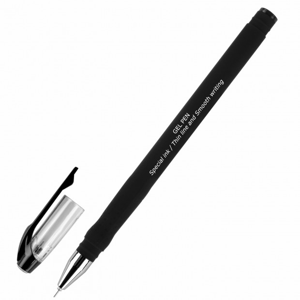Ручка гелевая BRAUBERG SPECIAL, ЧЕРНАЯ, игольчатый узел 0,38 мм, тонкая линия письма 0,2 мм, 144246 Ручка гелевая BRAUBERG SPECIAL, ЧЕРНАЯ, игольчатый узел 0,38 мм, тонкая линия письма 0,2 мм, 144246