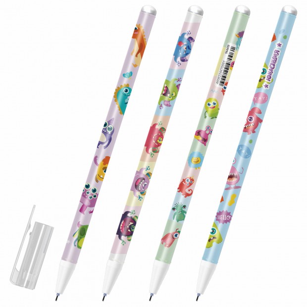 Ручка стираемая гелевая с принтом ЮНЛАНДИЯ Ручка стираемая гелевая с принтом ЮНЛАНДИЯ