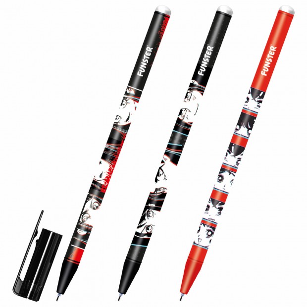 Ручка стираемая гелевая с принтом FUNSTER Ручка стираемая гелевая с принтом FUNSTER