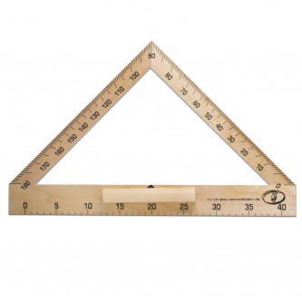 Транспортир для классной доски (транспортир классный), деревянный 40 см, 180 градусов, МОЖГА, С176 Транспортир для классной доски (транспортир классный), деревянный 40 см, 180 градусов, МОЖГА, С176