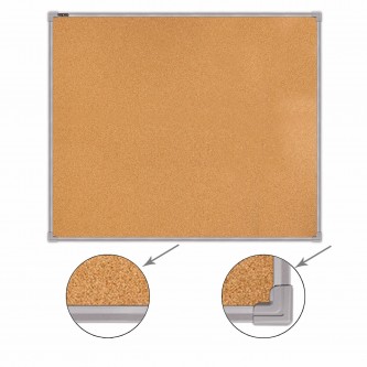 Доска пробковая для объявлений 100х120 см, металлическая рамка, BS, П-120, П*120 Доска пробковая для объявлений 100х120 см, металлическая рамка, BS, П-120, П*120