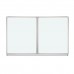 Доска магнитно-маркерная 3-х элементная 100х150/300 см, 5 рабочих поверхностей, белая, BRAUBERG, 231708