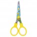 Ножницы 130 мм с цветной печатью 