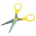 Ножницы 130 мм с цветной печатью 