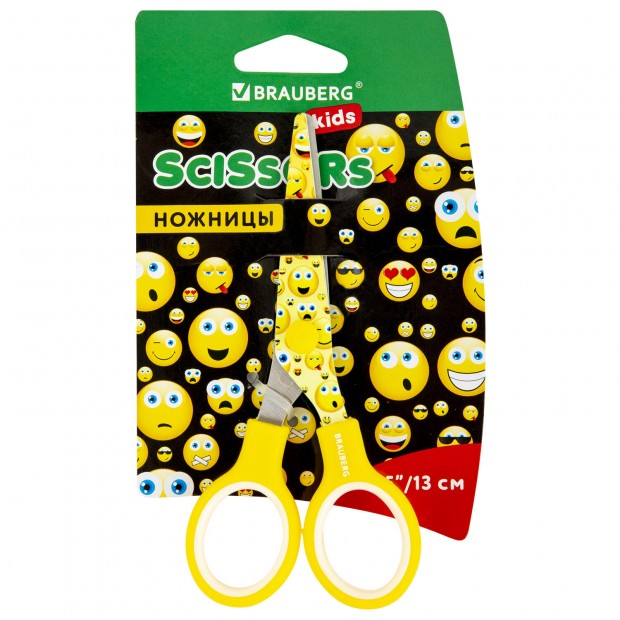 Ножницы 130 мм с цветной печатью Ножницы 130 мм с цветной печатью