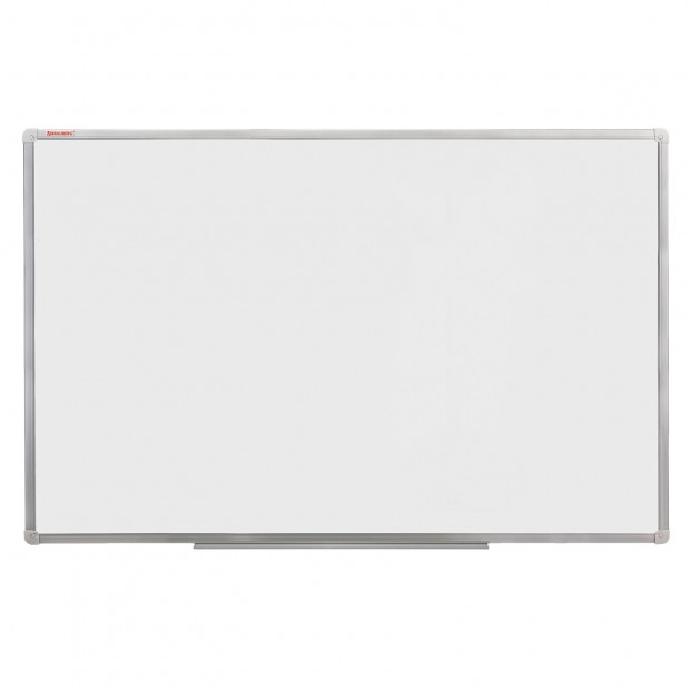 Доска магнитно-маркерная (100х180 см), алюминиевая рамка, ГАРАНТИЯ 10 ЛЕТ, РОССИЯ, BRAUBERG Стандарт, 235524