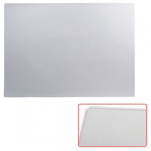 Коврик-подкладка настольный для письма (655х475 мм), прозрачный, матовый, ДПС, 2808 Коврик-подкладка настольный для письма (655х475 мм), прозрачный, матовый, ДПС, 2808