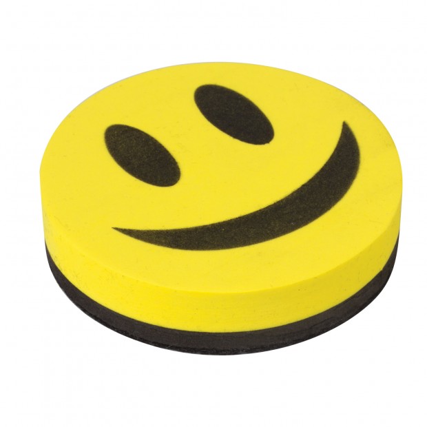 Стиратель магнитный для магнитно-маркерной доски, круглый, диаметр 90 мм, Стиратель магнитный для магнитно-маркерной доски, круглый, диаметр 90 мм,