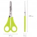Ножницы ЮНЛАНДИЯ, 135 мм, с линейкой и футляром для лезвий, салатовые, блистер, 237109 Ножницы ЮНЛАНДИЯ, 135 мм, с линейкой и футляром для лезвий, салатовые, блистер, 237109