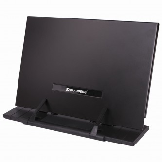 Подставка для книг и учебников BRAUBERG, регулируемый наклон, металл/пластик, черная, 237446 Подставка для книг и учебников BRAUBERG, регулируемый наклон, металл/пластик, черная, 237446