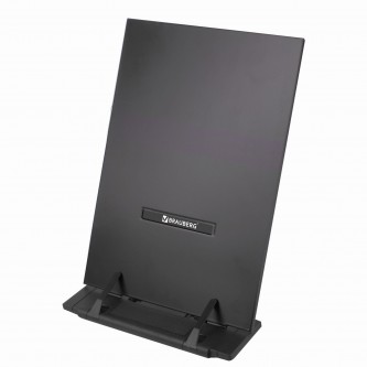 Подставка для книг и учебников BRAUBERG, большая, регулируемый наклон, металл/пластик, черная, 237447 Подставка для книг и учебников BRAUBERG, большая, регулируемый наклон, металл/пластик, черная, 237447