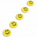 Магниты СРЕДНЕГО ДИАМЕТРА, 30 мм, НАБОР 5 штук, с рисунком СМАЙЛИК, жёлтые, в блистере, STAFF Магниты СРЕДНЕГО ДИАМЕТРА, 30 мм, НАБОР 5 штук, с рисунком СМАЙЛИК, жёлтые, в блистере, STAFF