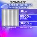 Светильник светодиодный АРМСТРОНГ SONNEN, холодный свет 6500K, 595х595х19, 36Вт, прозрачный, 237856