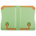 Подставка для книг и учебников ЮНЛАНДИЯ, регулируемый наклон, ABS-пластик, светло-зеленая, 237898
