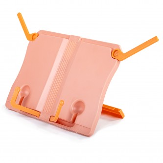 Подставка для книг и учебников ЮНЛАНДИЯ, регулируемый наклон, ABS-пластик, розовая, 237906 Подставка для книг и учебников ЮНЛАНДИЯ, регулируемый наклон, ABS-пластик, розовая, 237906