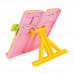 Подставка для книг ЮНЛАНДИЯ, с боковыми зажимами, регулируемый наклон, пластик, розовая, 237907 Подставка для книг ЮНЛАНДИЯ, с боковыми зажимами, регулируемый наклон, пластик, розовая, 237907