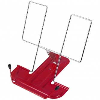 Подставка для книг и учебников BRAUBERG LINE, металлическая, красная, европодвес, 237965 Подставка для книг и учебников BRAUBERG LINE, металлическая, красная, европодвес, 237965