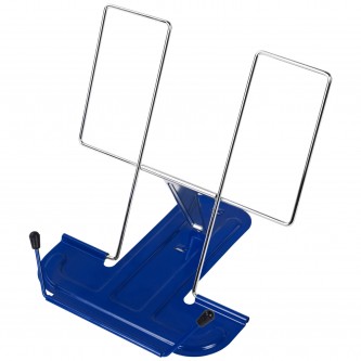 Подставка для книг и учебников BRAUBERG LINE, металлическая, синяя, европодвес, 237966 Подставка для книг и учебников BRAUBERG LINE, металлическая, синяя, европодвес, 237966