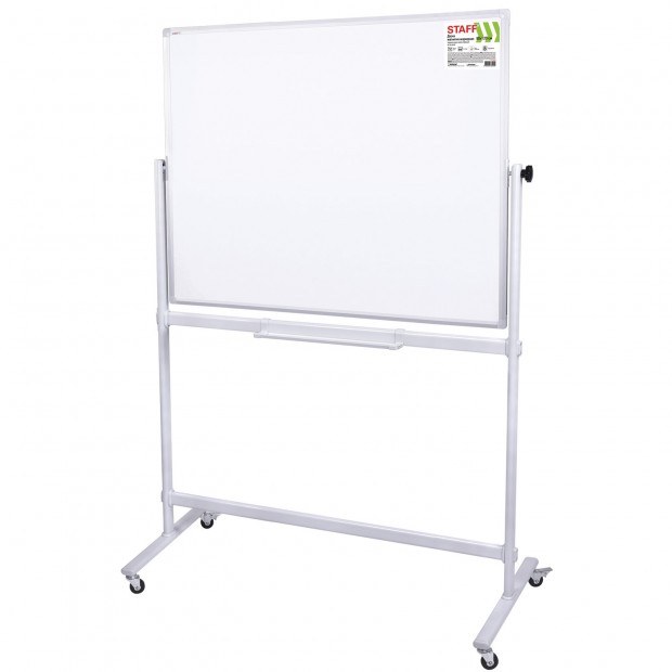Доска магнитно-маркерная НА СТЕНДЕ 90х120 см, 2-сторонняя, STAFF, 238014 Доска магнитно-маркерная НА СТЕНДЕ 90х120 см, 2-сторонняя, STAFF, 238014