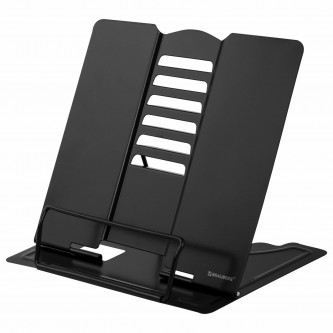 Подставка для книг и учебников BRAUBERG, Black, регулируемый наклон, металл, 238057 Подставка для книг и учебников BRAUBERG, Black, регулируемый наклон, металл, 238057