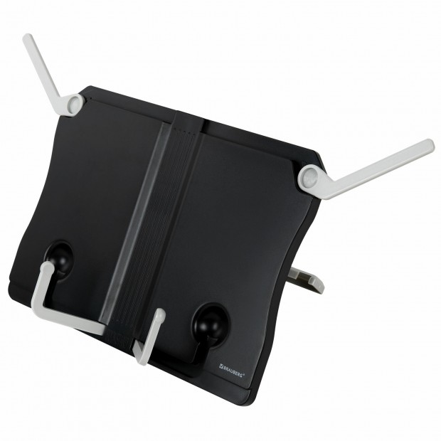 Подставка для книг и учебников BRAUBERG Black, регулируемый наклон, ABS-пластик, 238062 Подставка для книг и учебников BRAUBERG Black, регулируемый наклон, ABS-пластик, 238062